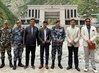 मितेरी पुलमा अस्थायी बेलिब्रिज निर्माण सुरु