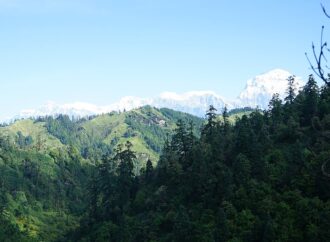 जलजलाबाट देखिएको धौलागिरि हिमाल