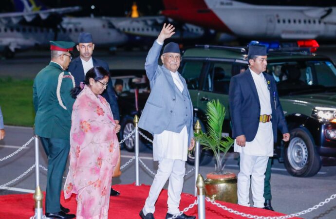 प्रधानमन्त्री ओली तुर्किमेनिस्तान प्रस्थान (फोटो फिचर)